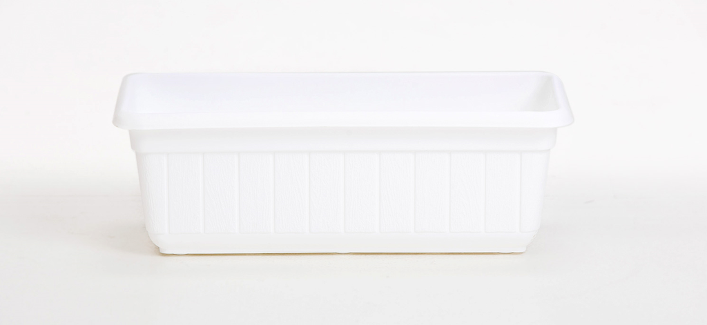 Maceta Jardinera Nogal N°45 Blanca