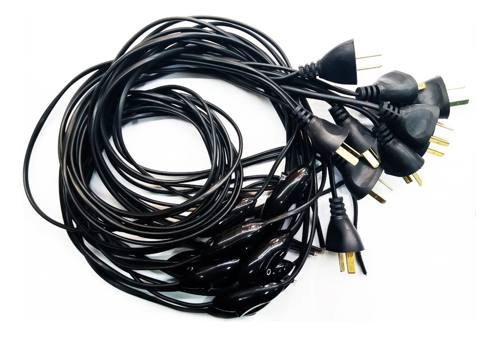 Cable Velador 2mts Negro