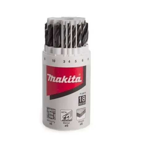 Set De Mechas 18 Pzas Mad/Met/Con  P-23818