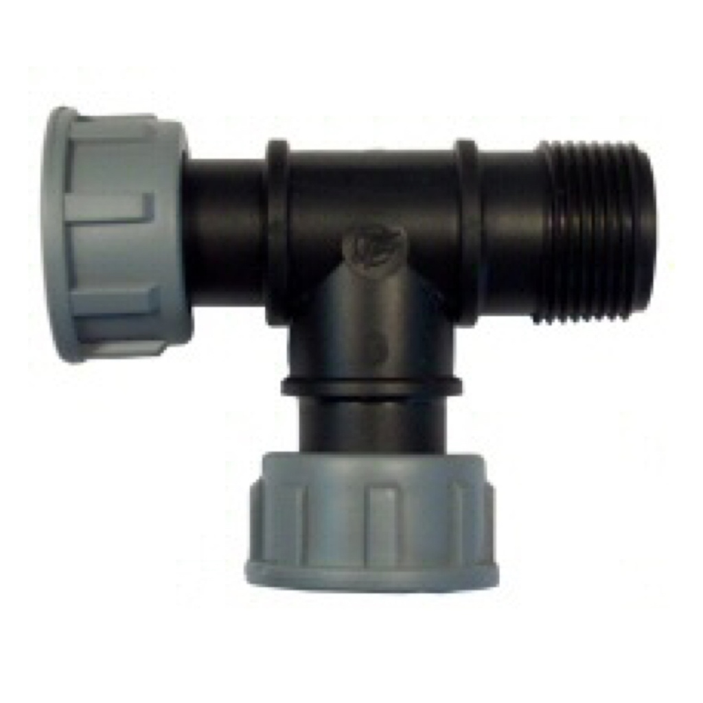 Tee M F F  1 1/2"  PP