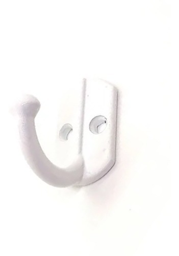 Percha De Alumimio Simple Blanca