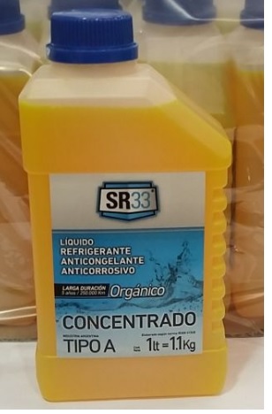 Anticongelante Organico Amarillo 1L  SR33