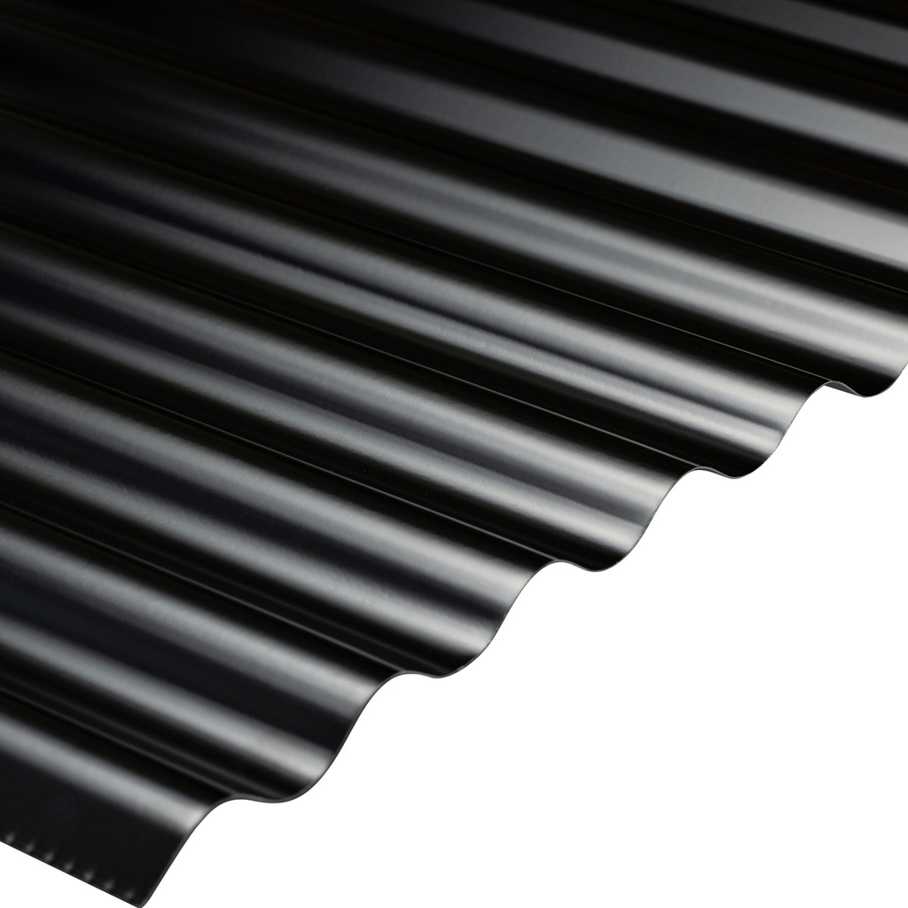 Chapa Sinus Negra 25 X 3.5 Mts