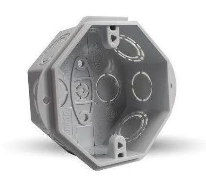 Caja Embutir Octog Ch PVC 02211PG-12 Genrod