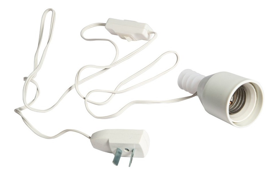 Portalampara Botella C/Vable Y Ficha P.Ch Marron