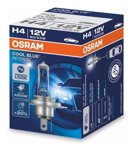 Lampara Cool Blue H4 12V 60/55 P43 Osram