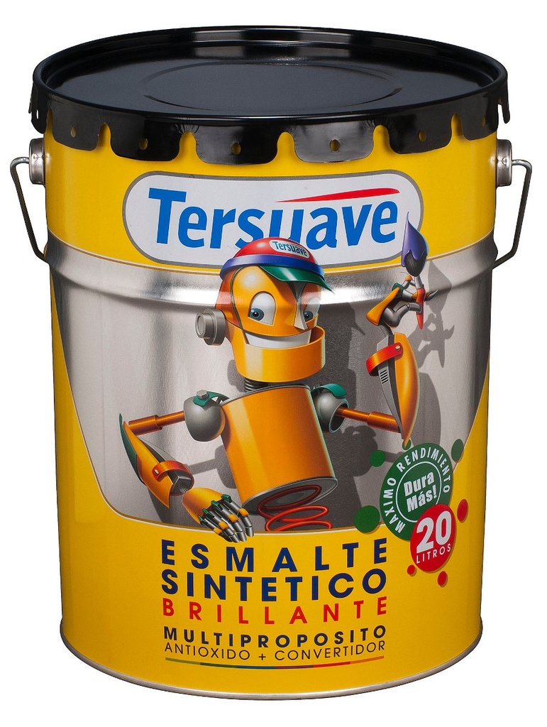 Esmalte Sintetico Negro Brillante 1/4 Lt