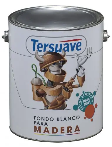 Sintetico Fondo Para Madera Mate Blanco 4L