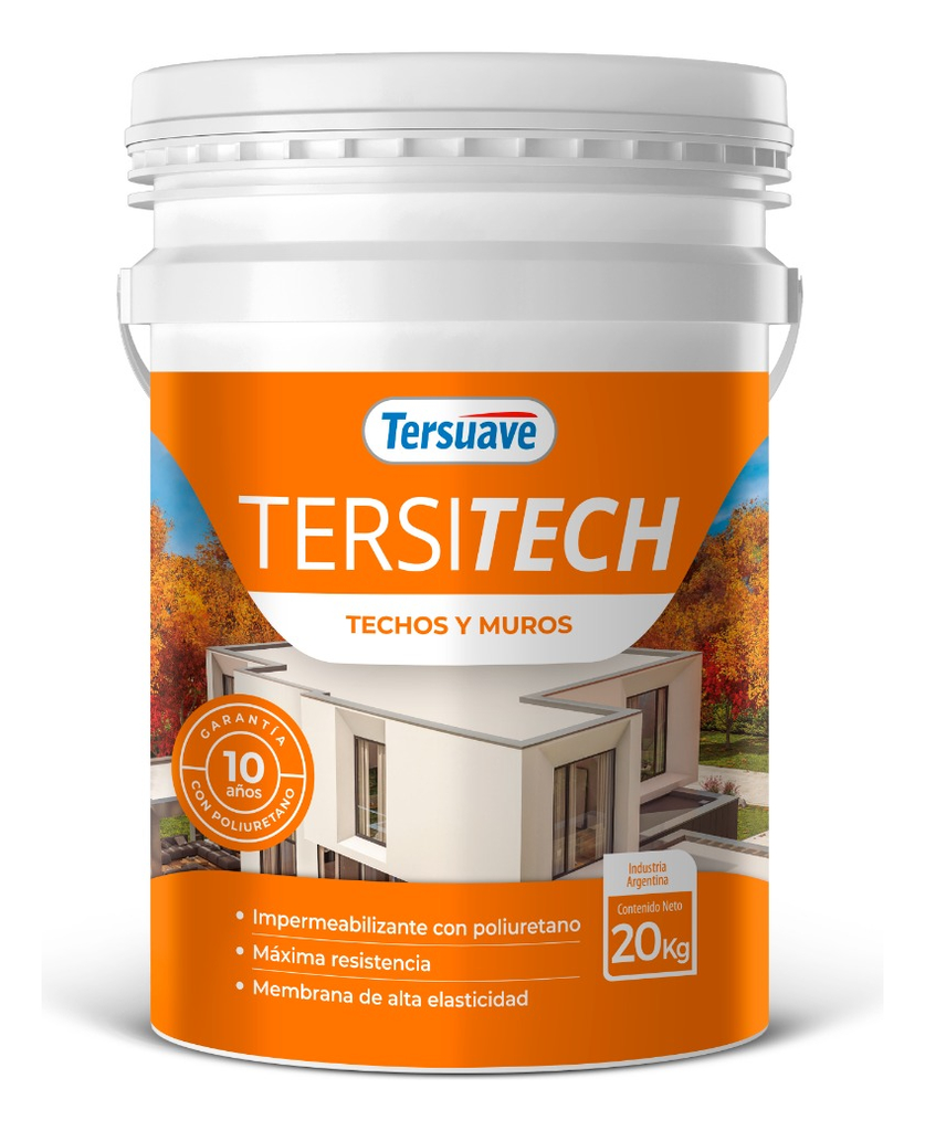 Tersitech Impermeabilizante Techos y Muros Blanco 20 kgs
