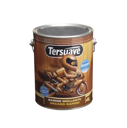 Barniz Secado Rapido Acuoso Brullante 4Lts