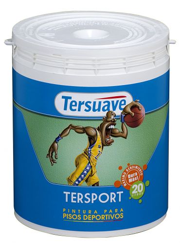 Pint. Para Piso Deportivo Acuoso Mate Verde 4L