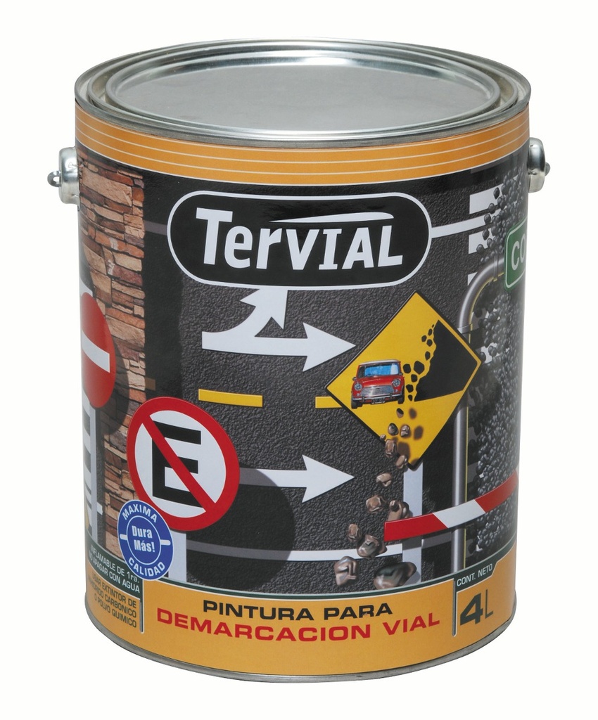Pintura Demarcacion Vial Tervial Amarillo 4l