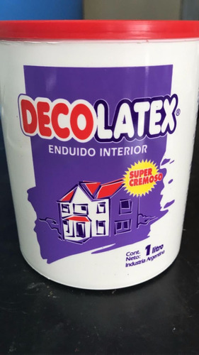 Enduido P/Interior Decolatex  X 1L