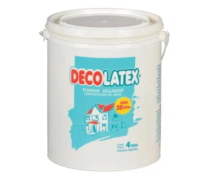 Decolatex Fijador Concent Al Agua 4L