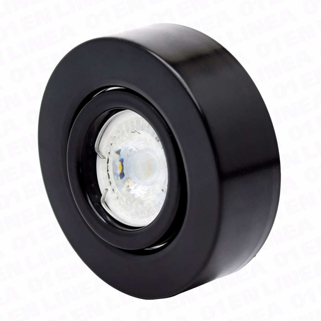 Spot C/Lamp Dicro. Ext. Octogonal Ng.