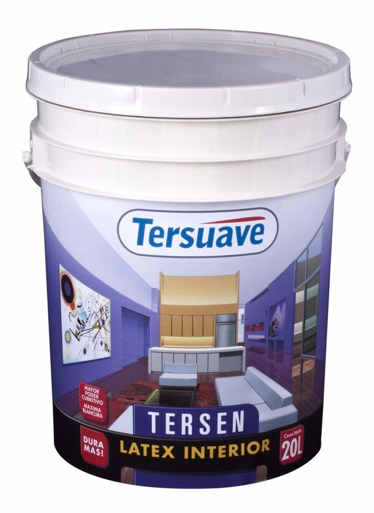 Tersen Latex P/Interiores Amarillo Calido   4 Litro
