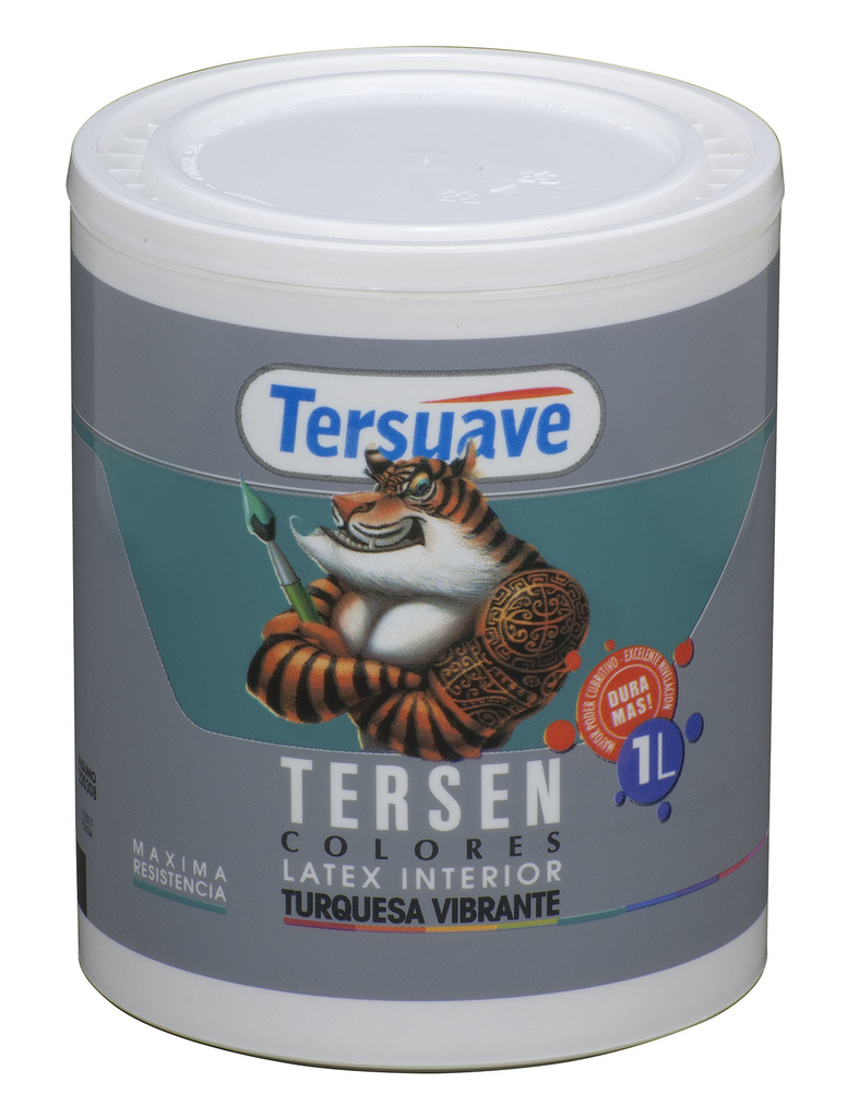 Tersen Latex P/Interiores Turquesa Vibrante    1Litro