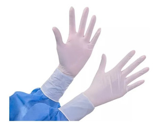 Guantes Latex Largo/Liviano Mediano