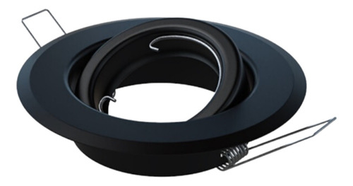 Embutir P/Dicroica GU10 Negro TX Ø100mm H35