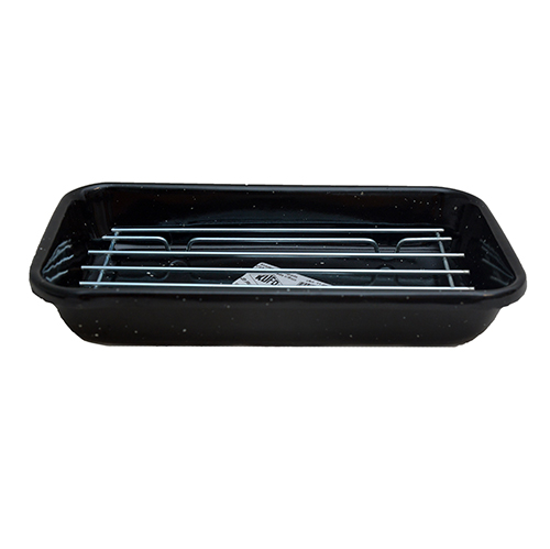 Asadera  Enlozada C/Rejilla 23x13C