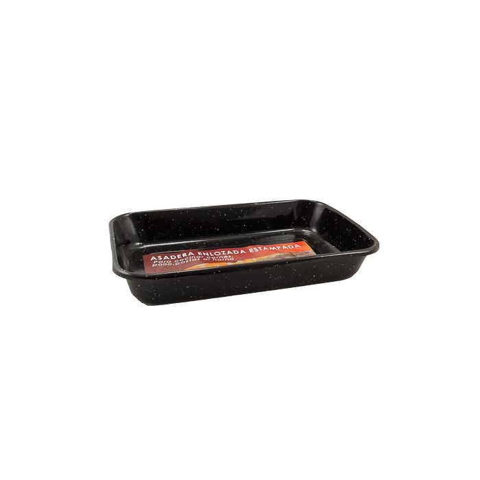 Asadera Enlozada Estampada 19x30c Kufo