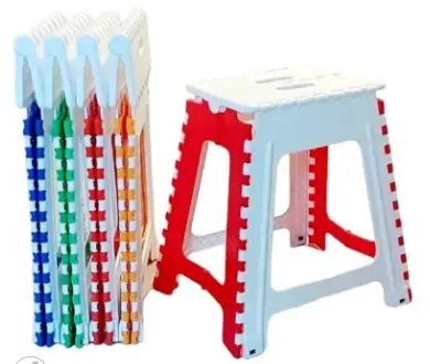 Banqueta Plegable Blanca 45x35