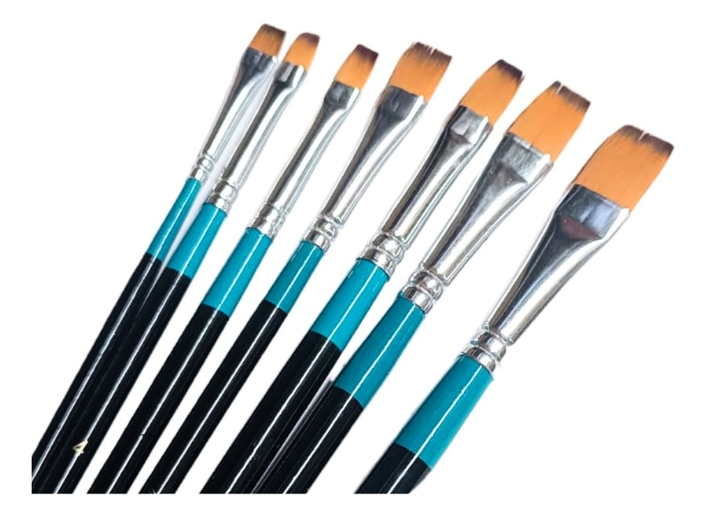 Pincel Quality Plano Corto 440/400 N°4