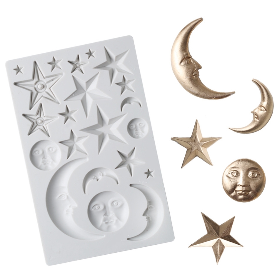 Moldes Resina - Luna/Estrellas