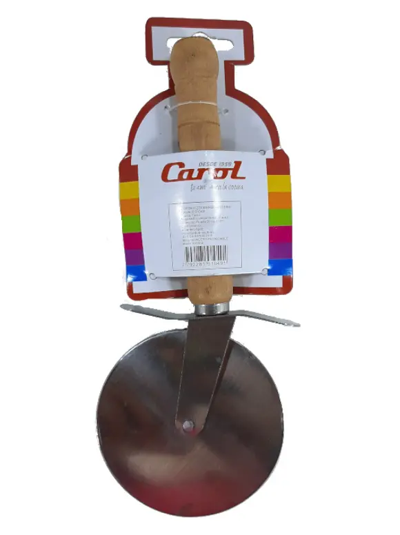 Corta Pizza Mango Madera