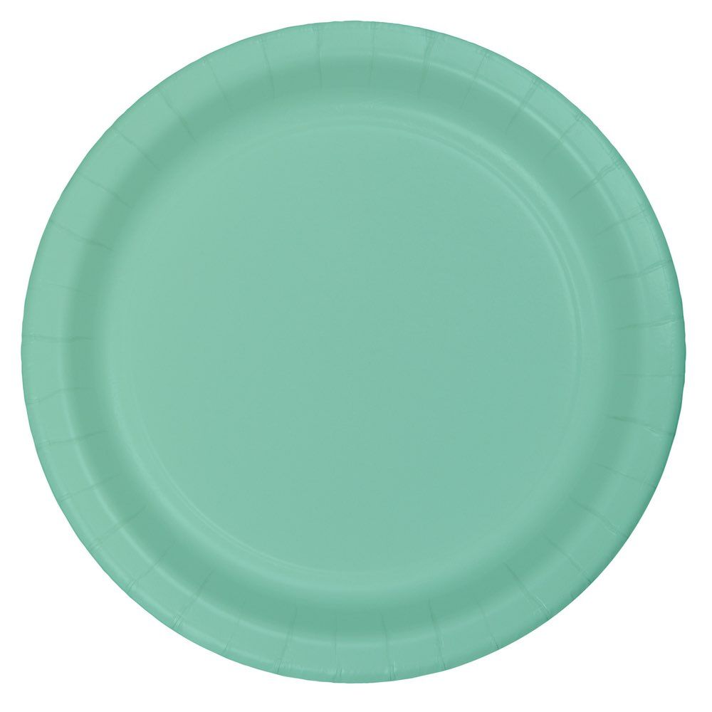 Plato Papel Set X8 22.5cm Verde