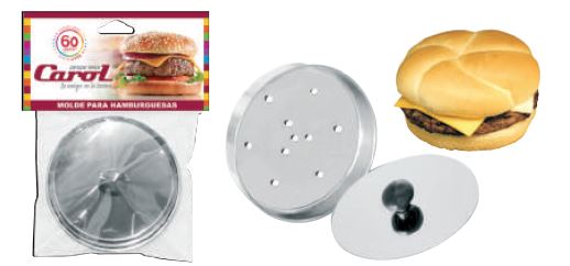 Molde De Hamburguesa Ac. Inox