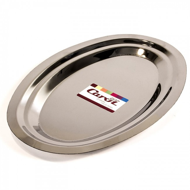 Fuente Oval. D/Baj Gast Ac Inox 23.5 Cm