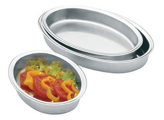 Legumbrera Oval Gast Ac. Inox 33cm