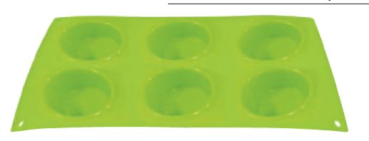Molde Silicona P/6 Cup Cakes