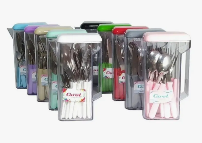 Cubiertos Mod. 410 Jgox24 Jar-Tap-Verde