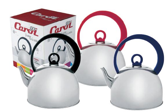 Pava Ac. Inox Roja  1.6L