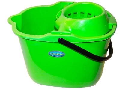 Balde Escurridor Con Ruedas 17 Lts