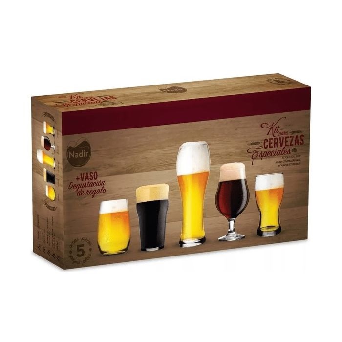 Kit Cervecero X 5U + Vaso