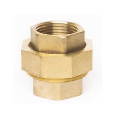 Union Doble 1 1/4  Bronce Roscado