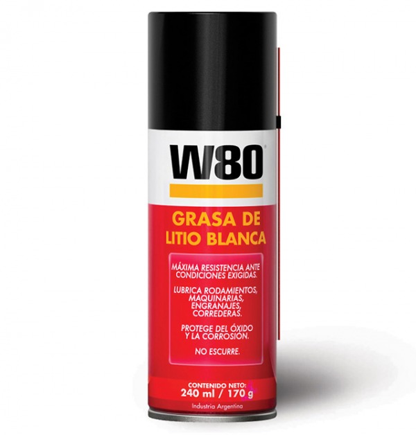 W80 Grasa De Litio Blanca X 240 Ml