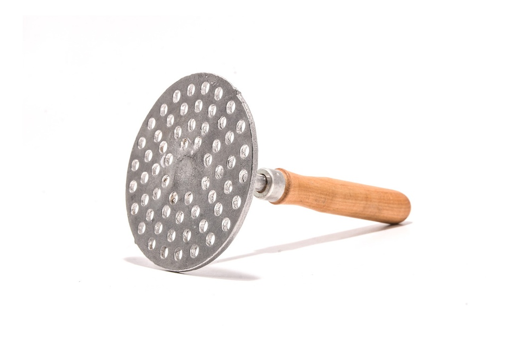 Pisa Papas Aluminio Mango Madera  -8729-