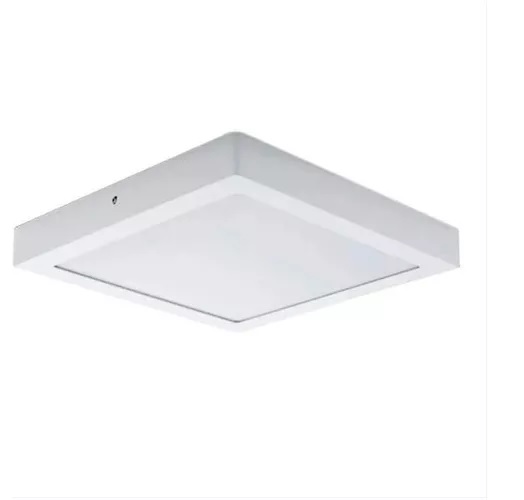 Plafon Led Slim Cuadrado Base 12W Fria Candela