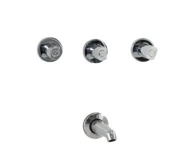 Griferia Bañera Denver C/Transferencia N/Ascendente Cromo