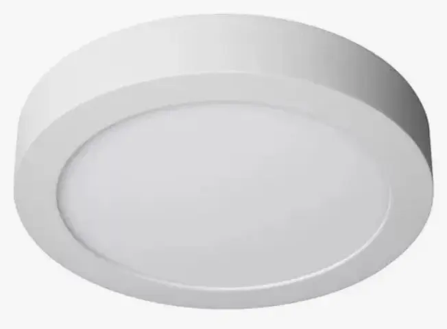 Plafón Led Redondo Con Base 6w Luz Fria Candela