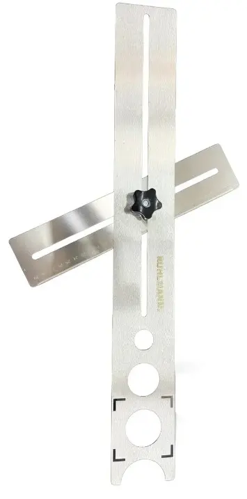 Regla T Ajustable Instalador Porcelanato Inox. Ruhlmann