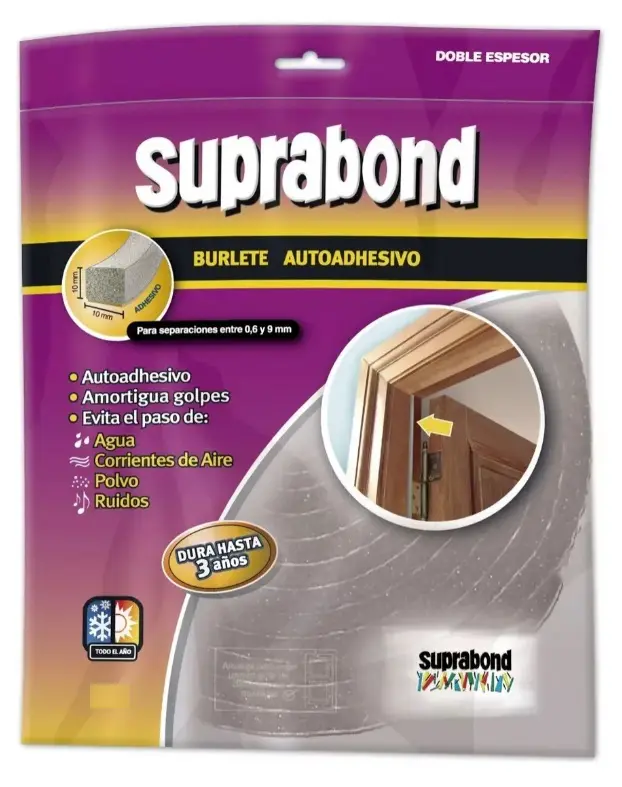 Poxiband Burlete Doble Espesor Marron