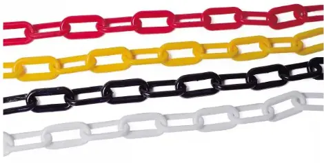 Cadena Plastica Amarillo Fluo Nº6 $ X MT (Rollo X 30 Mts )