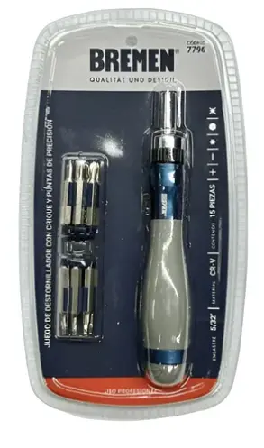 Destornillador Crique + Juego Puntas Precision