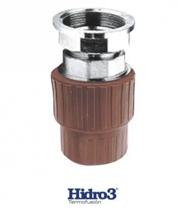 Cupla H3 Con Media Union Fusion-Rosca Metalica (H) 3/4"
