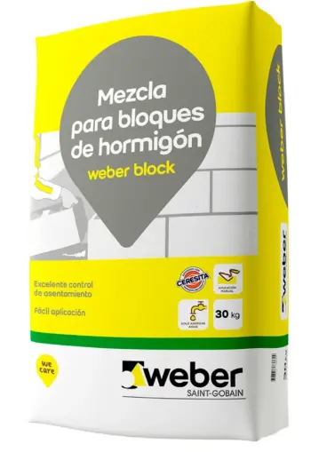Weber Block Para Bloques De Hormigon x 30KG